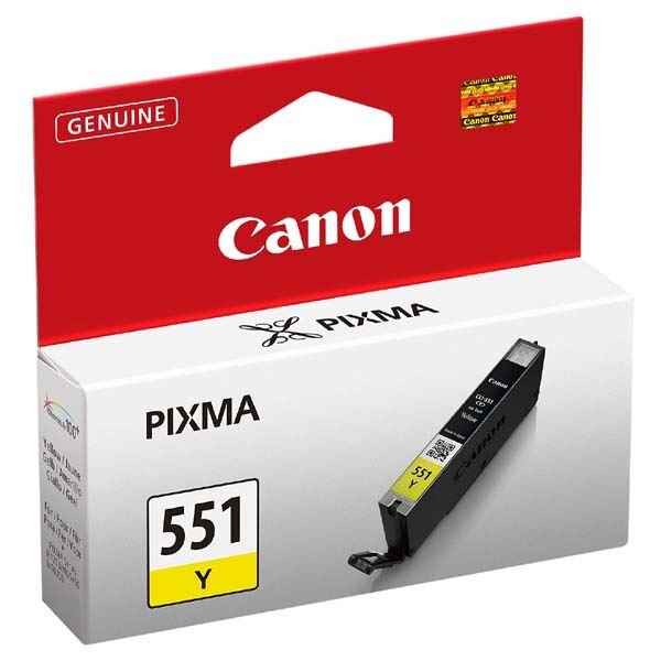 Canon CLI-551Y iP7250/8750/MG5450/6350/7150/MX925 Yellow (Oryg.)
