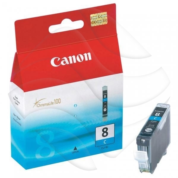 Canon CLI-8C iP4200/5200/6600/MP500/600/800/MX700/850 Cyan (Oryg.)