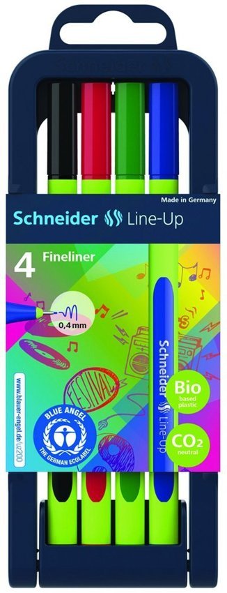 Cienkopis Schneider Line-Up 0.4mm 4Kol / SR191094