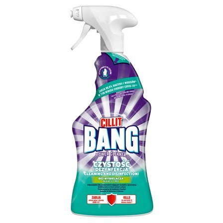 Cillit Bang 750ml Czystość i Dezynfekcja Spray (zielony)