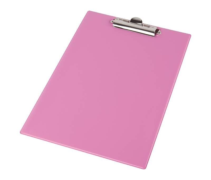 Clipboard A4 PVC Deska Pastel Różowy /Panta Plast