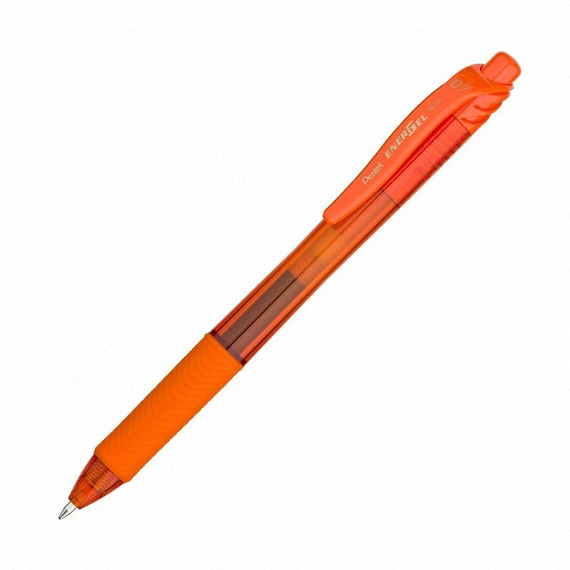 Długopis Aut. Pentel EnerGel BL107 0,7 mm Pomarańczowy