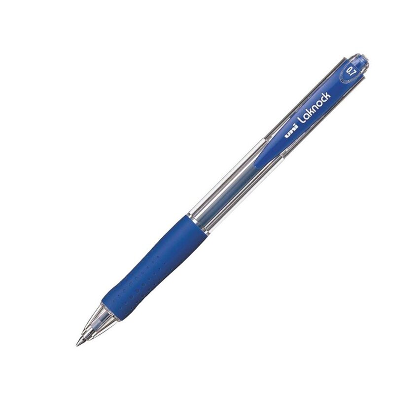 Długopis Aut. Uni SN-100 Laknock 0.7mm Niebieski