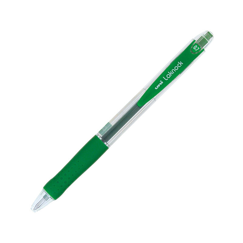 Długopis Aut. Uni SN-100 Laknock 0.7mm Zielony