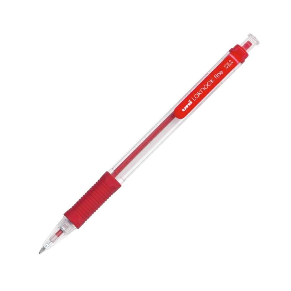 Długopis Aut. Uni SN-101 Laknock 0.7mm Czerwony