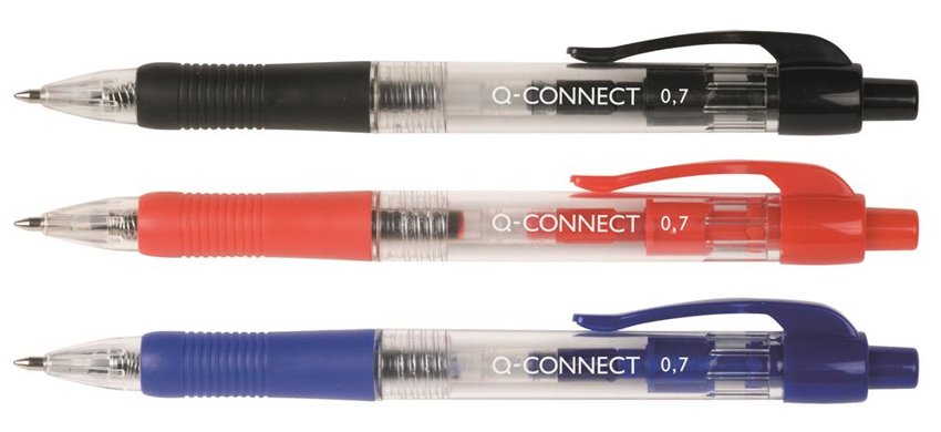Długopis Automatyczny Q-Connect 10mm Czarny