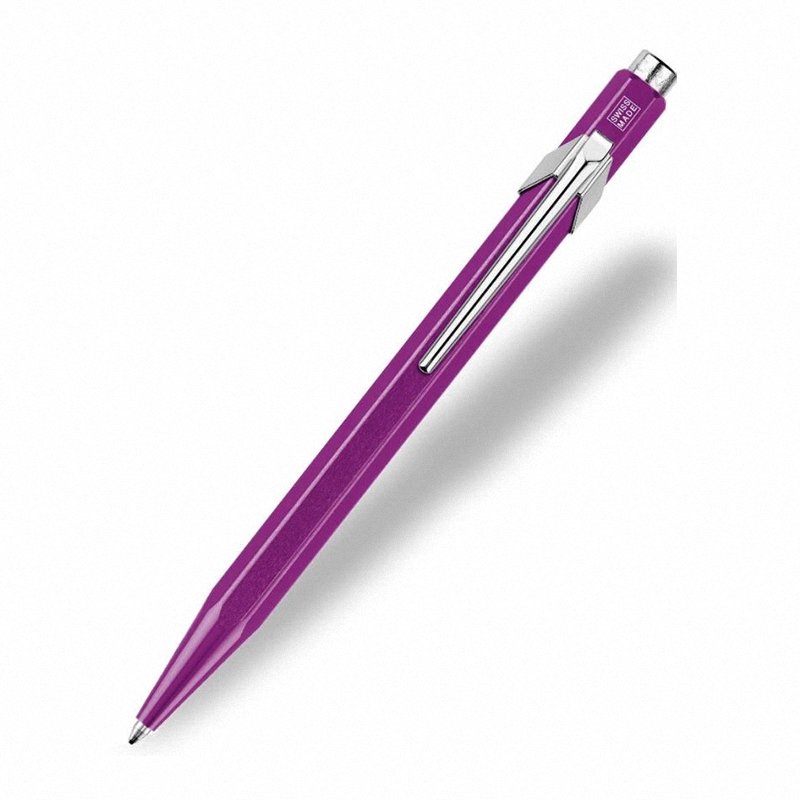 Długopis Caran D'Ache 849 Pop Line Metal-X M W Pudełku Fioletowy