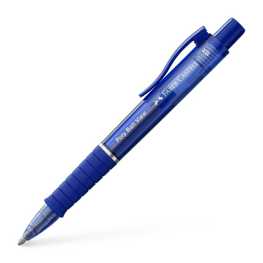 Długopis Poly Ball View Niebieski (Admiral Blue) Faber-Castell