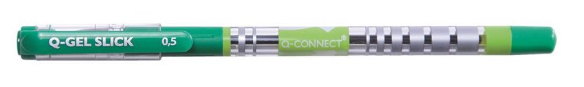 Długopis Żelowo-Fluidowy Q-Connect 05mm Zielony