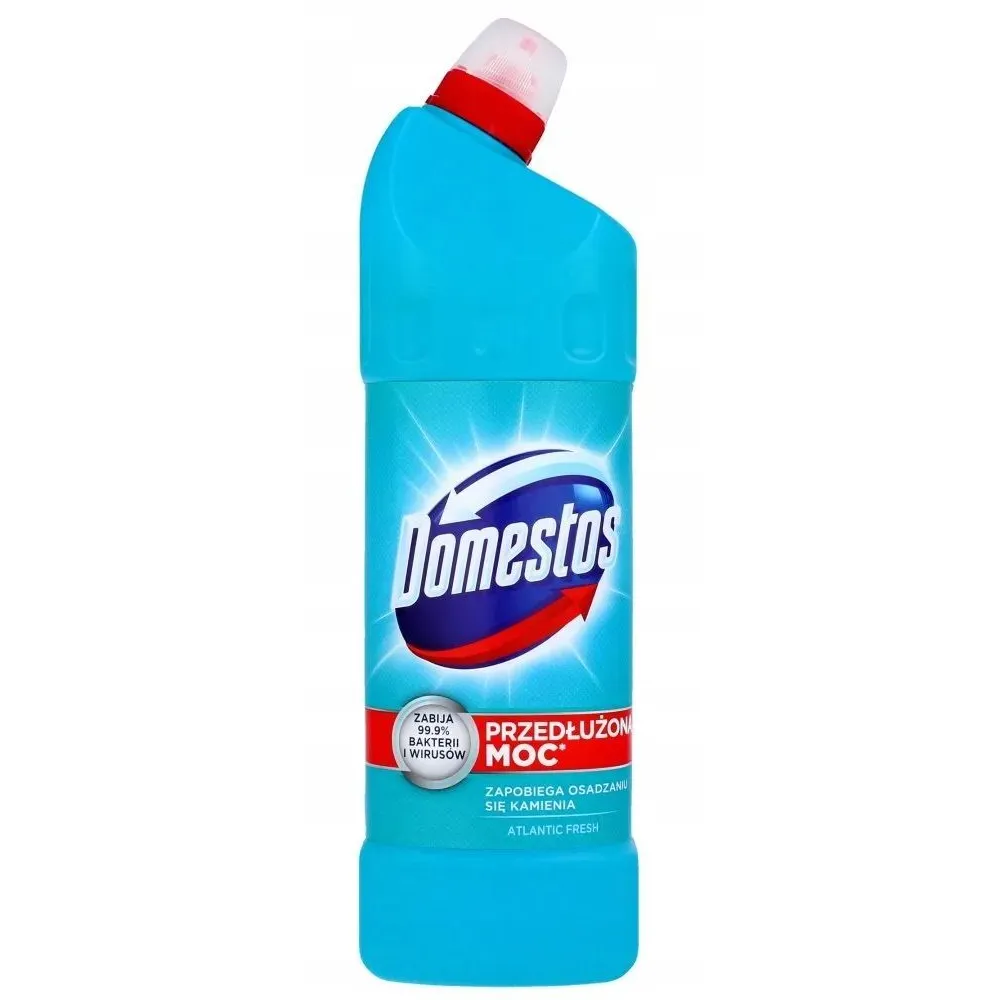 Domestos Płyn do WC 1L Atlantic Fresh (niebieski)