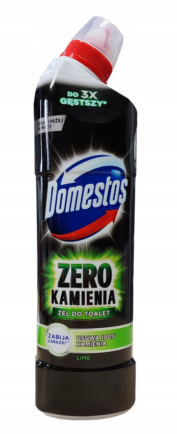 Domestos Żel do WC 750ml Zero Kamienia Lime (zielony)