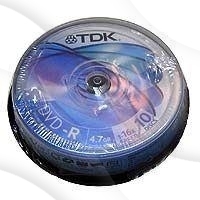 Dvd-R Tdk 4.7G Cake 10