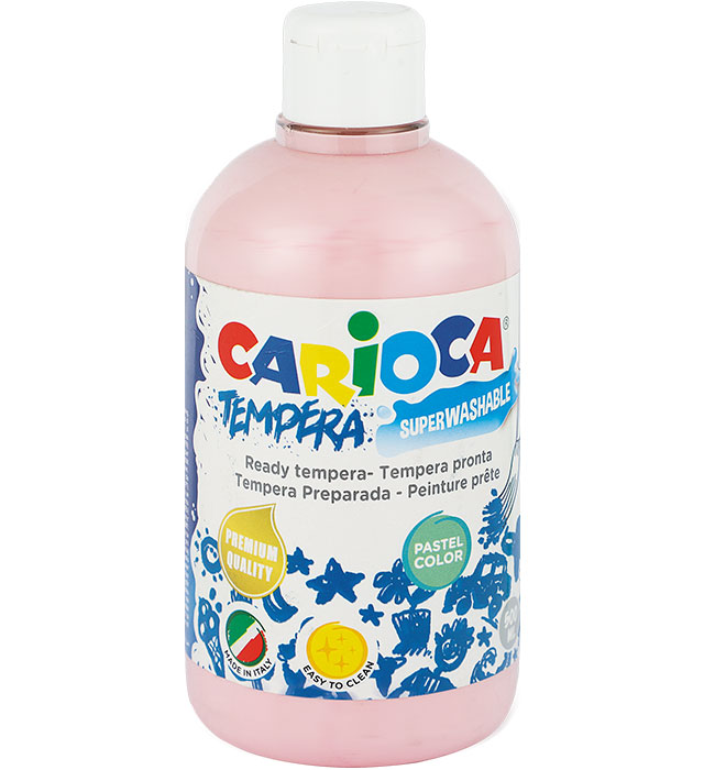 Farba Carioca tempera 500 ml (KO027/42) pastel różowa