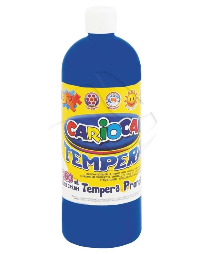 Farba Tempera Carioca 1000ml Butelka Niebieska /KW