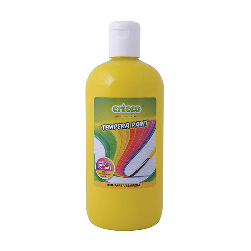 Farba Tempera  Cricco  500ml Żółta