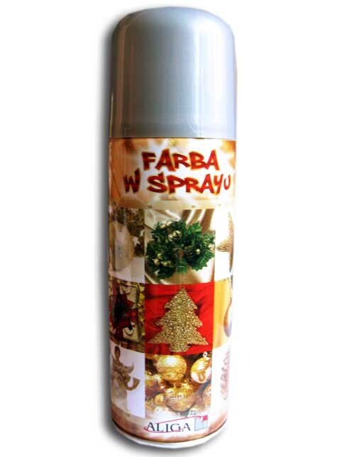 Farba W Sprayu 250ml Srebrna /Aliga