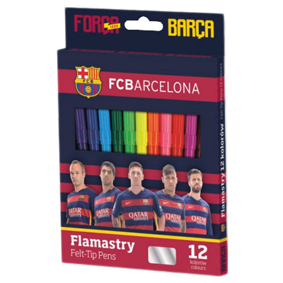 Flamastry FC Barcelona 12 Kolorów /Astra 314016002