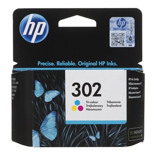 HP 302 [F6U65AE] 1110/2130/3630/3830/4520/4650 Kolor (Oryg.)