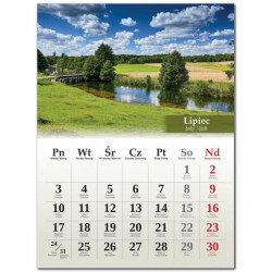 Kalendarz B4 Krajobrazy Polski 2023  /Artsezon