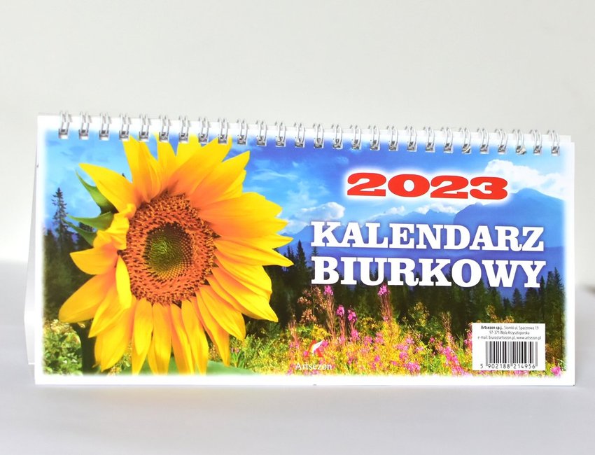 Kalendarz Biurkowy 24x11cm 2023  /Artsezon
