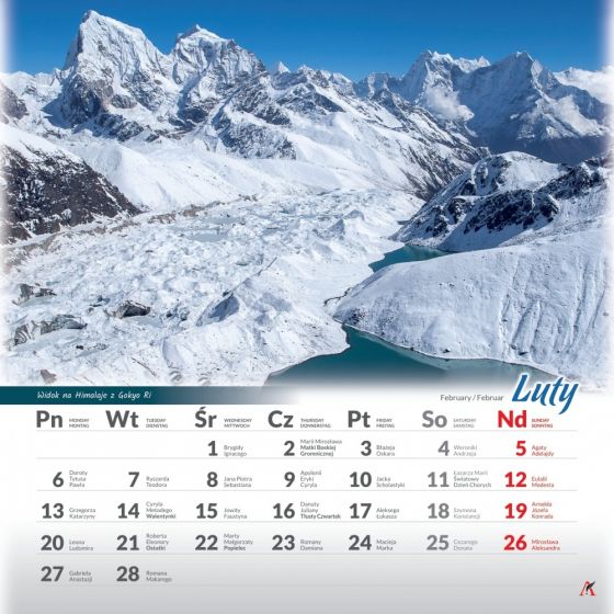 Kalendarz Wielopl. Krajobrazy Górskie 33x33 2023  /Artsezon