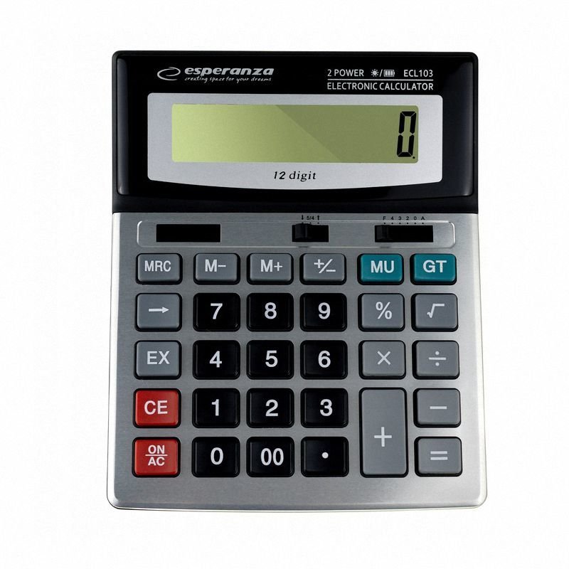 Kalkulator Biurowy Euler Srebrny Esperanza