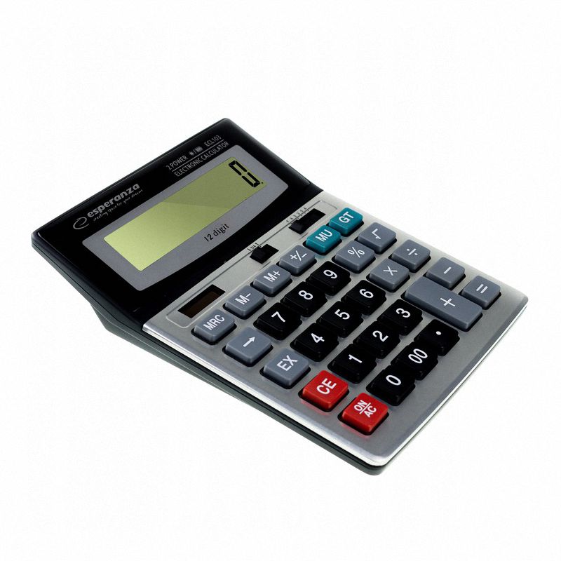 Kalkulator Biurowy Euler Srebrny Esperanza