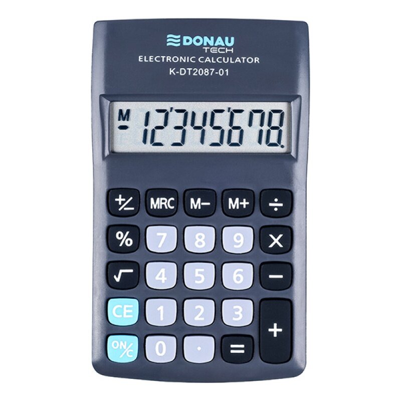 Kalkulator Kieszonkowy Donau Techk-Dt2087-01 8-Cyfrowy