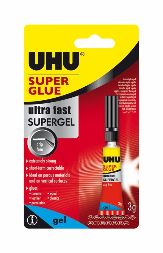 Klej Super Glue Gel 3G Blister Uhu