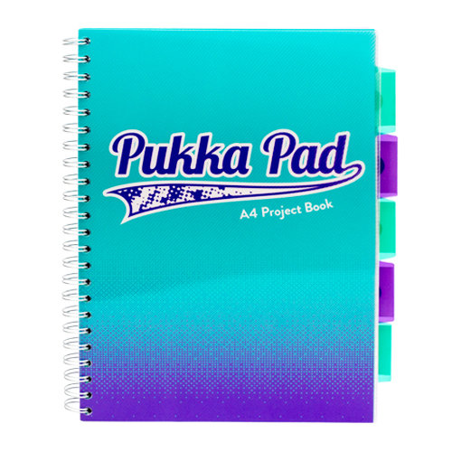 Kołozeszyt A4 200K Kr Project Book z Przekładkami Fusion /Pukka Pad 8409-FUS