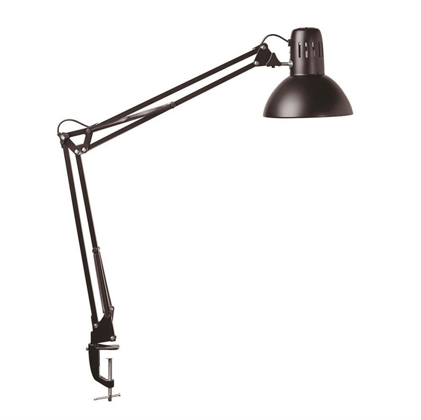 Lampka energooszczędna na biurko MAULstudy 12W mocowana zaciskiem czarna