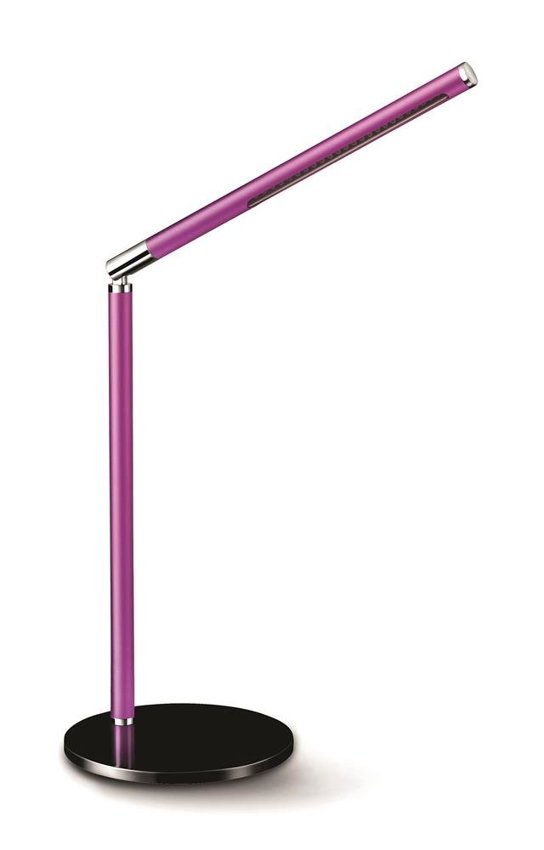 Lampka na biurko CEP CLED-100 3W ze ściemniaczem różowo-czarna