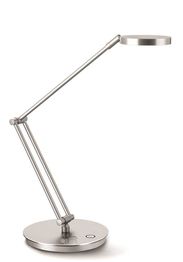 Lampka na biurko CEP CLED-400 75W ze ściemniaczem srebrna