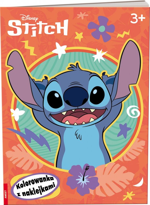 Malowanka A4 Disney Stitch + Naklejki /Ameet