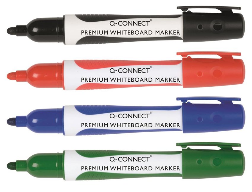 Marker Do Tablic Q-Connect Premium Gum. Rękojeść Okrągły 2-3mm (Linia) Czerwony