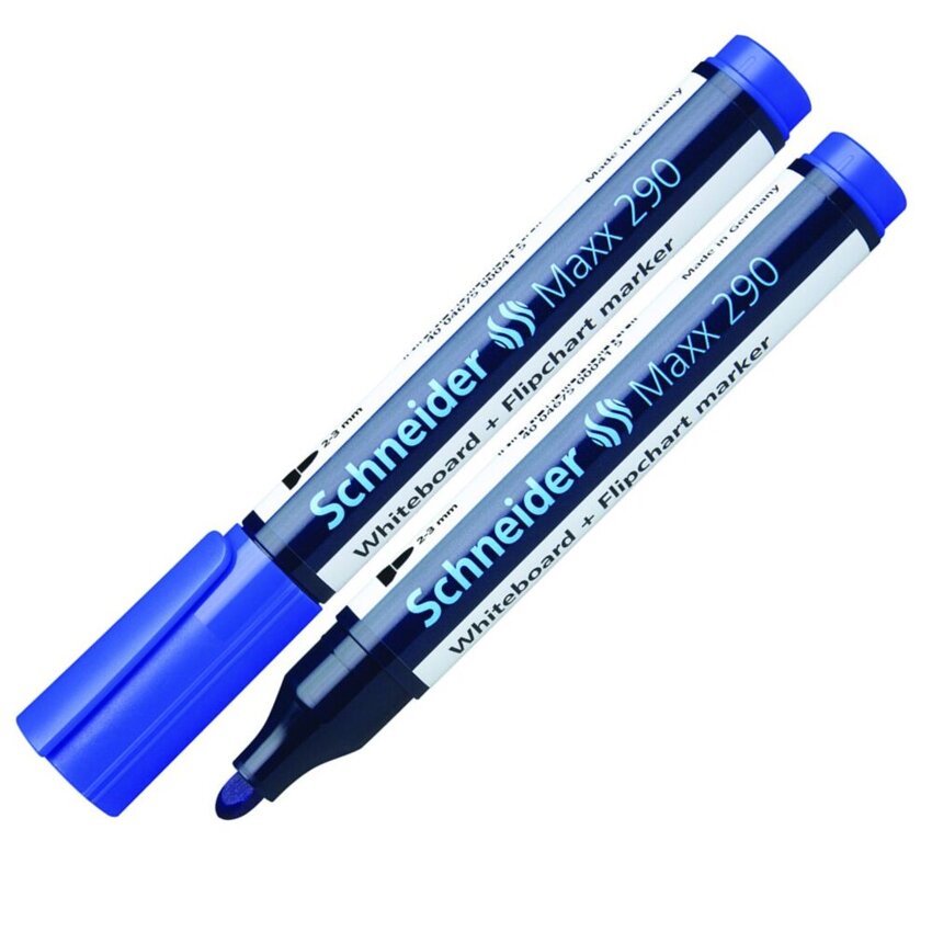 Marker Do Tablic Schneider Maxx 290 Okrągły 2-3 mm Niebieski