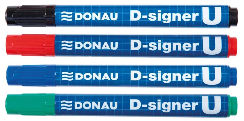 Marker Permanentny Donau D-Signer U Okrągły Niebieski