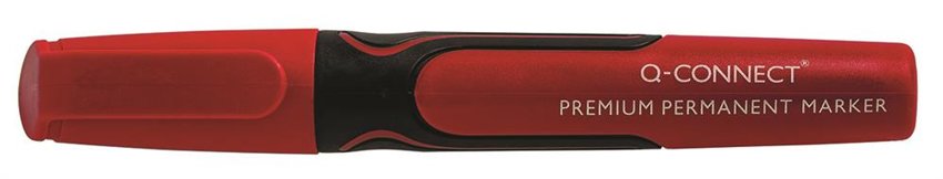 Marker Permanentny Q-Connect Premium Gum. Rękojeść Okrągły 2-3mm (Linia) Czerwony