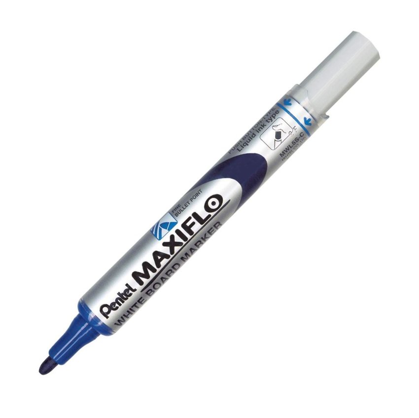 Marker Suchościeralny Pentel Maxiflo MWL5S-C Cienki Niebieski