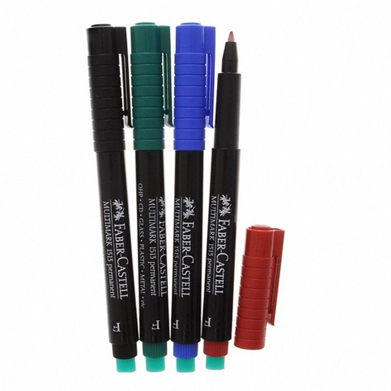 Multimark Ohp Permanentny F 4 Kol. Etui Plastikowe Faber-Castell