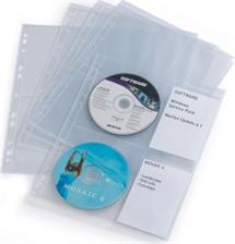 Obwoluta na 4 CD/DVD Cover Light M 10szt. /Durable 523819