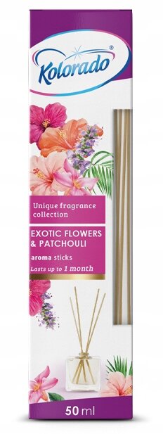 Odświeżacz Powietrza Aroma Sticks 50ml Exotic Flowers & Patchouli /Kolorado