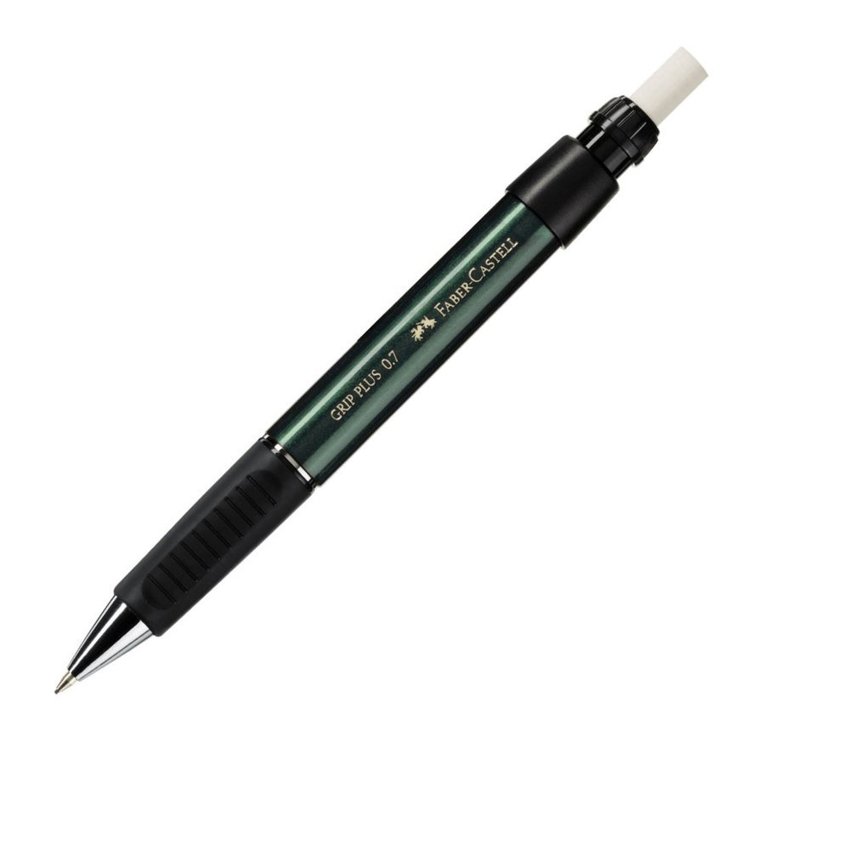 Ołówek Automatyczny Grip Plus 1307 0,7mm Zielonymetalik Faber-Castell