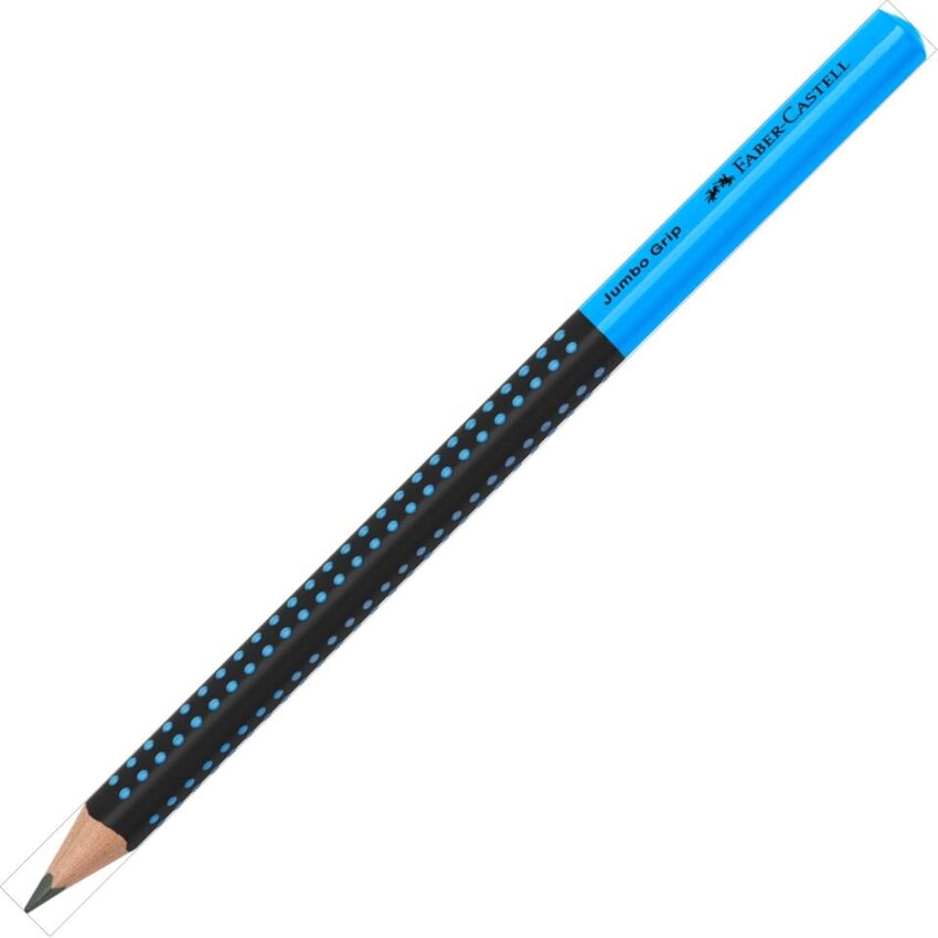 Ołówek Jumbo Grip Two Tone Czarny/Niebieski Faber-Castell
