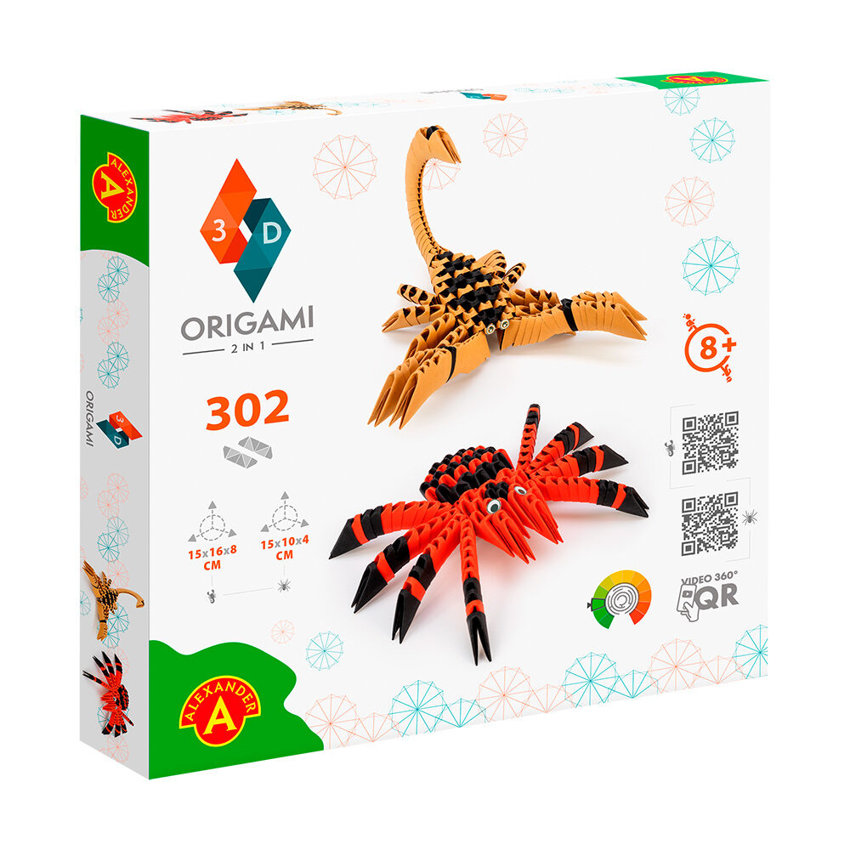 Origami Pająk/Skorpion 3D 302el Pudełko /Alexander