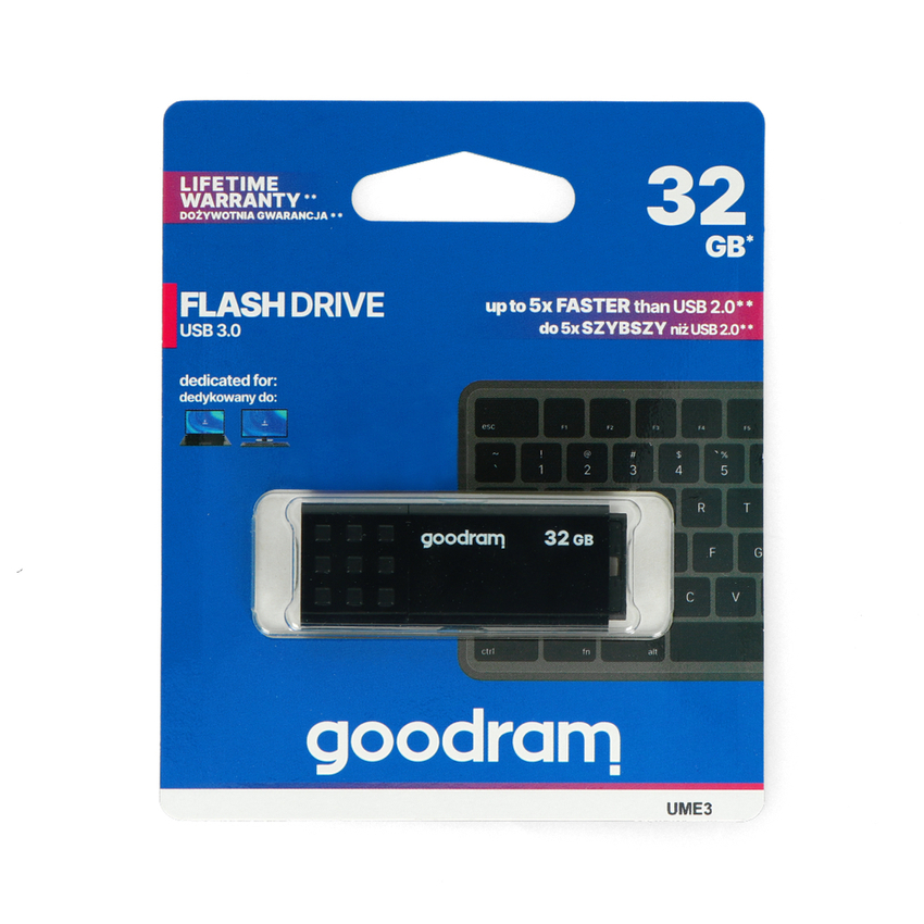 Pamięć Flash USB 32GB 3.0 Czarny /Goodram