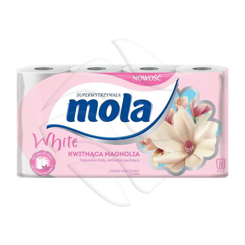 Papier Toaletowy Mola White A'8 Kwitnąca Magnolia