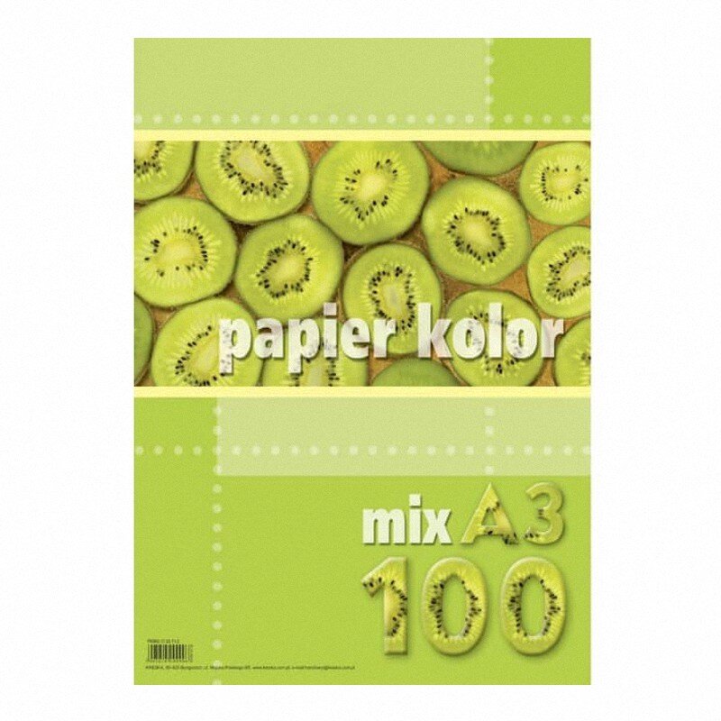 Papier Xero A3 A'100 80g Mix /Kreska