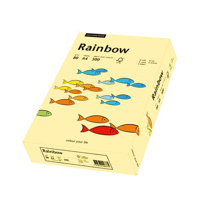 Papier Xero Rainbow A4 80G Kość Słoniowa R 06