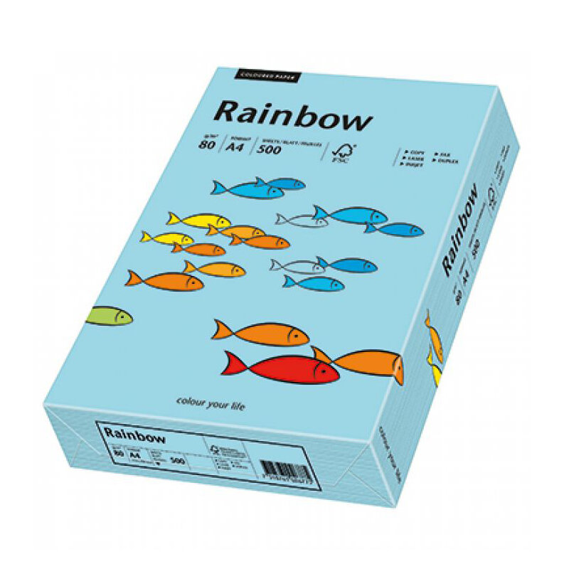 Papier Xero Rainbow A4 80G Morski R 84